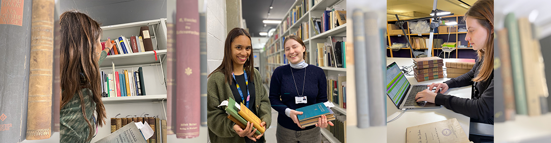 Our volunteers Clara Koser and Malaika Muwanya have already located two books from the Hochschule für die Wissenschaft des Judentums at the LBI London’s library. They are currently working on the LBI London provenance project Networks of Knowledge.
