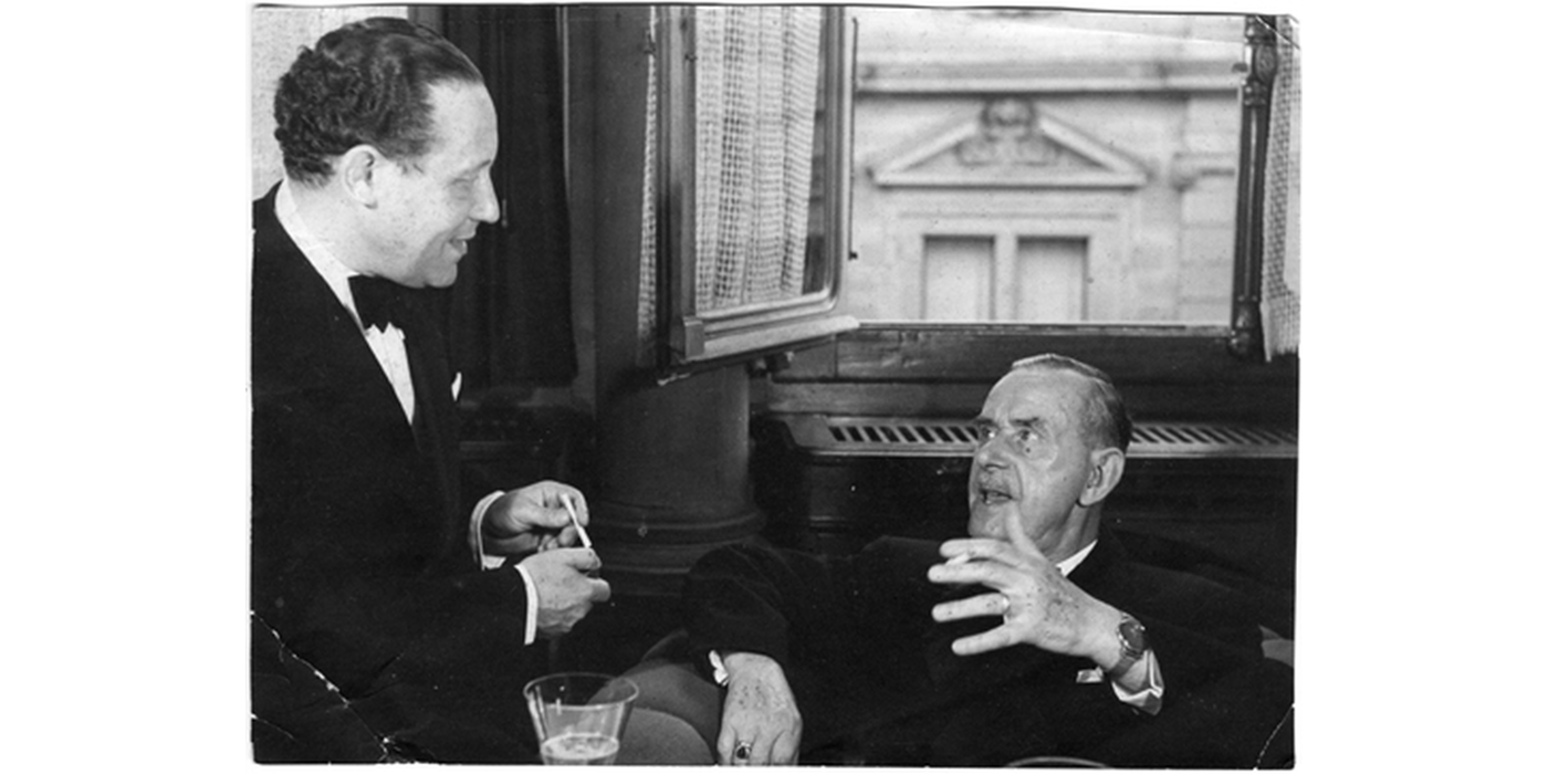 Kurt Hirschfeld and Thomas Mann (date unknown) © LBI New York