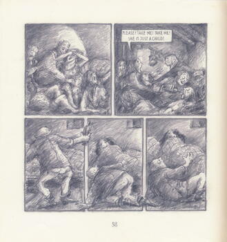 Miriam Katin, We Are on Our Own, (Montreal:Drawn and Quarterly 2006) © Miriam Katin