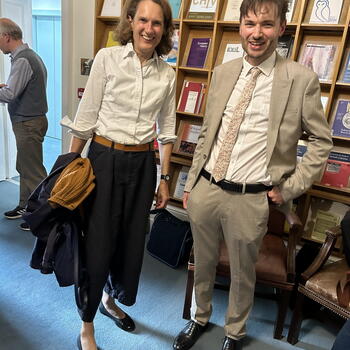Prof Godela Weiss-Sussex and LBI Director Dr Joseph Cronin